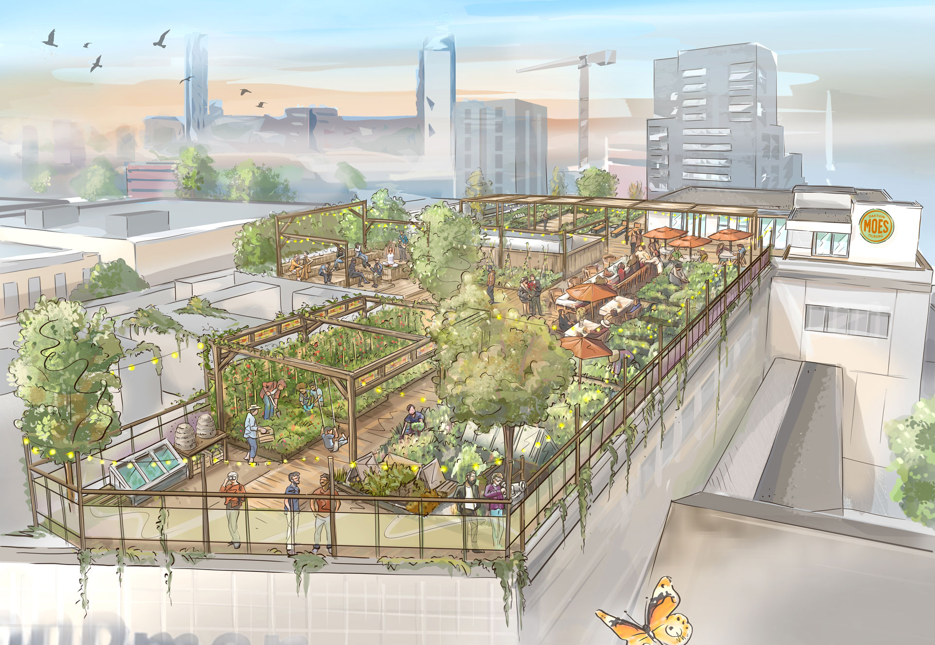 Impressie Daktuin Moes